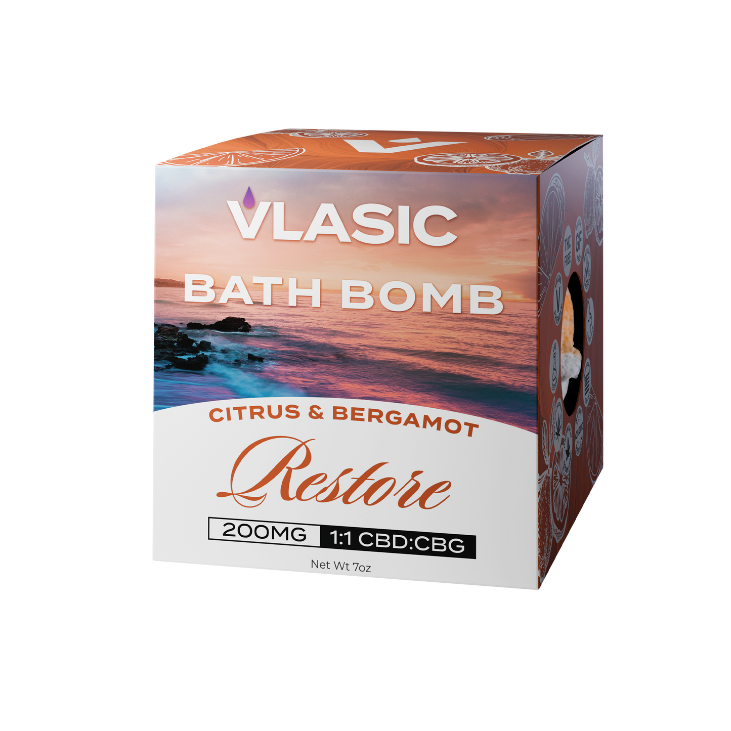 Restore Bath Bomb with Citrus and Bergamot