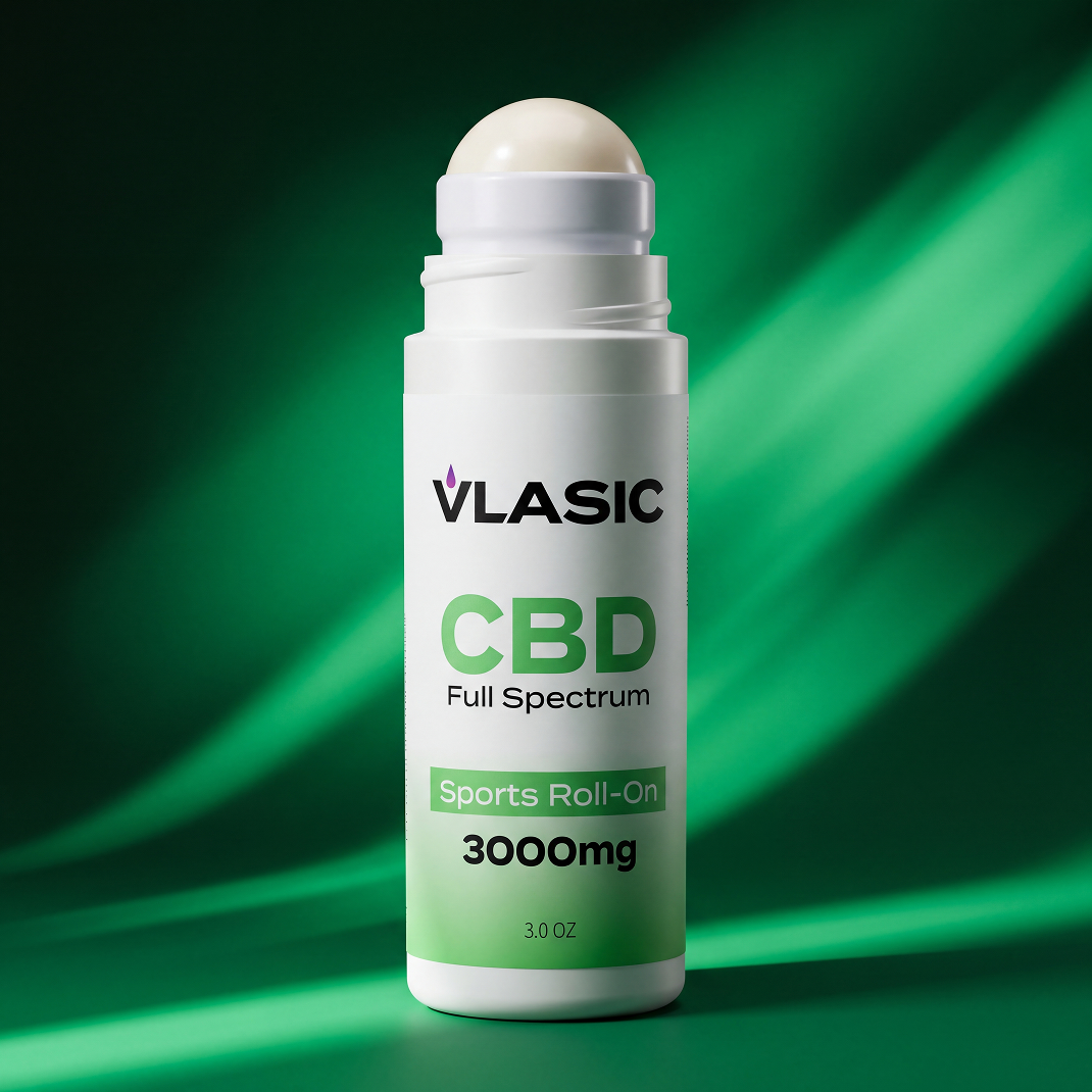 Full Spectrum CBD Sports Roll-On for Recovery | Vlasic Labs