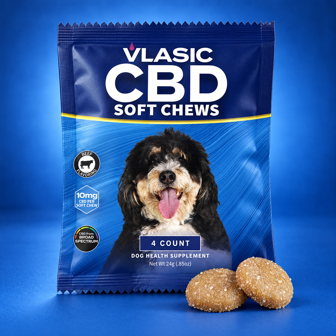 Calming Beef Dog Chews Sample Pack