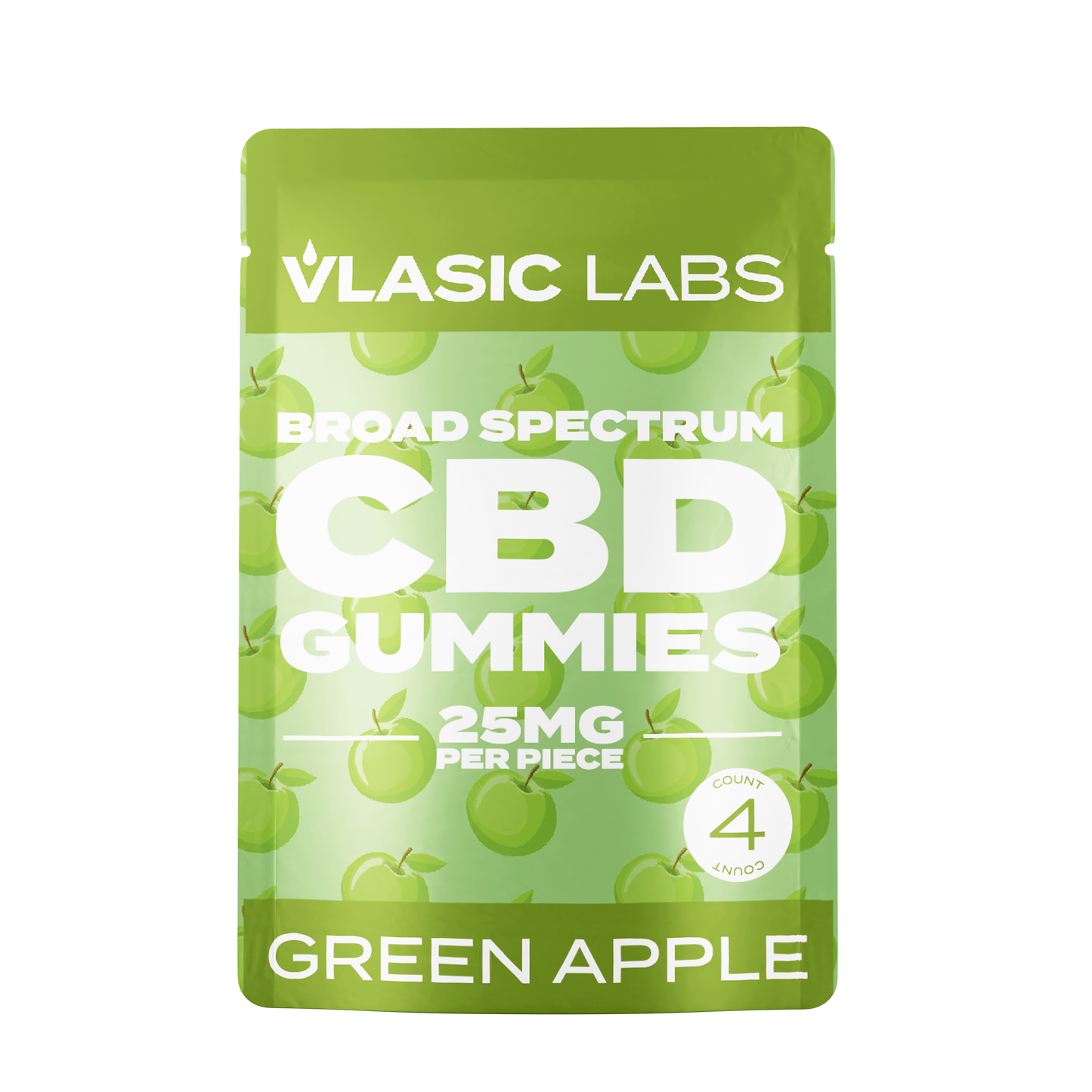 CBD Broad Spectrum Gummies (Green Apple) Mini Pack