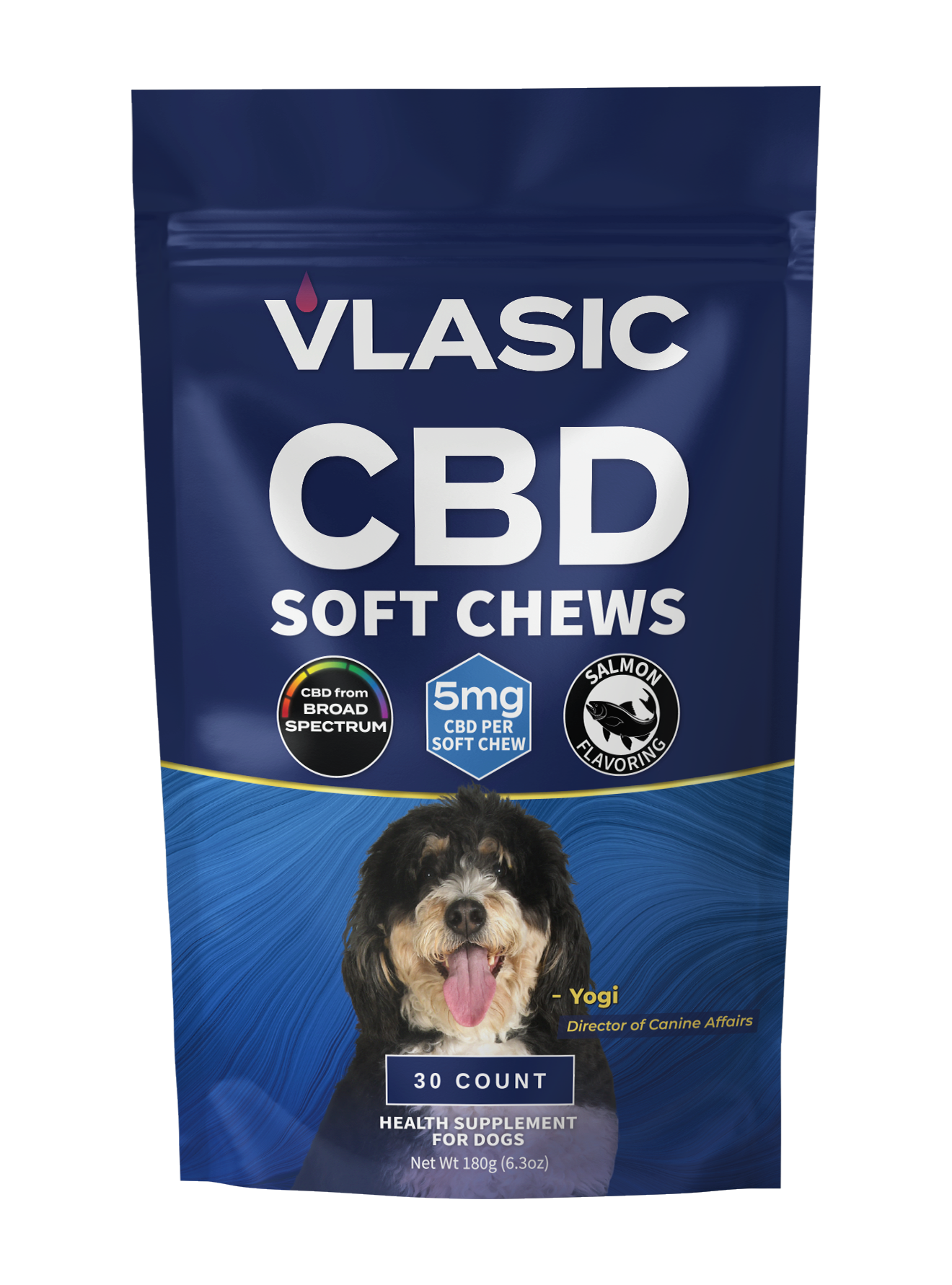 Broad Spectrum Dog Chews (Salmon Flavor)