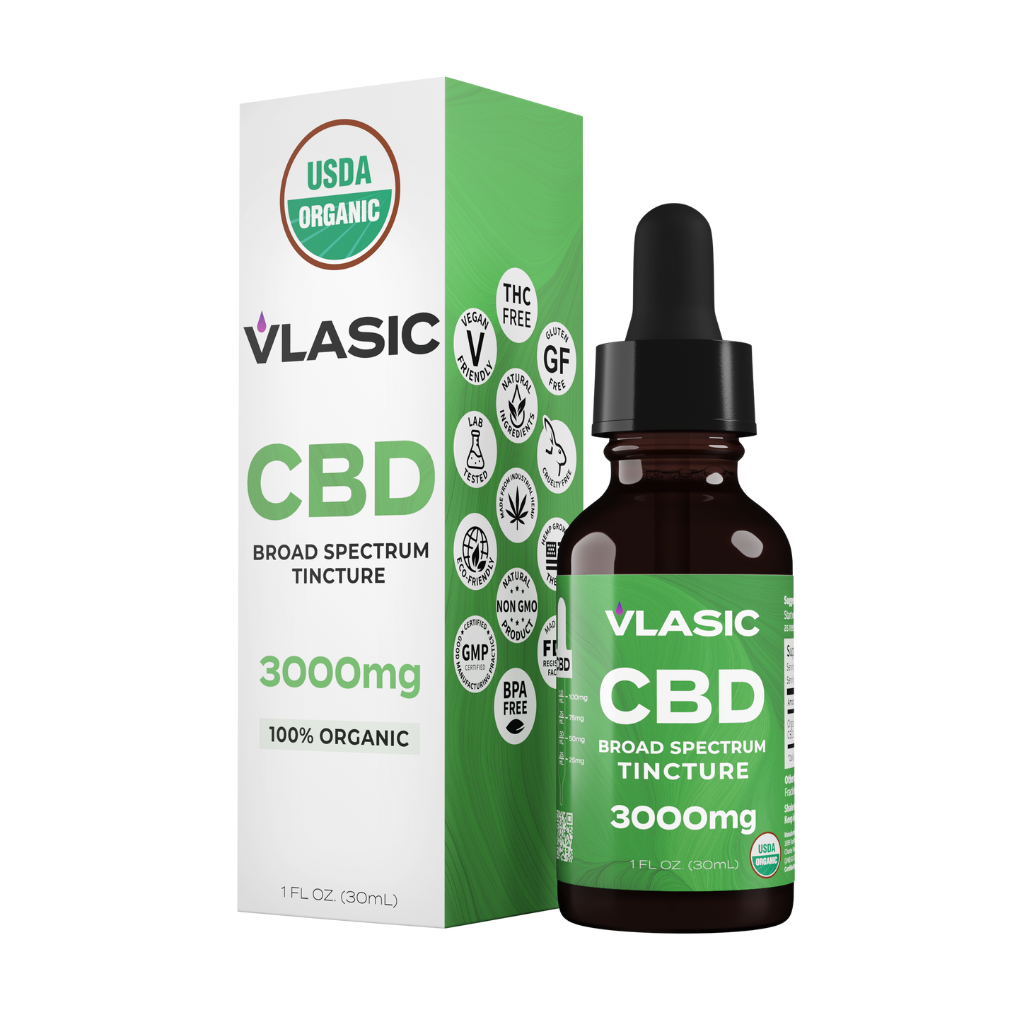 USDA Organic CBD Broad Spectrum Tincture