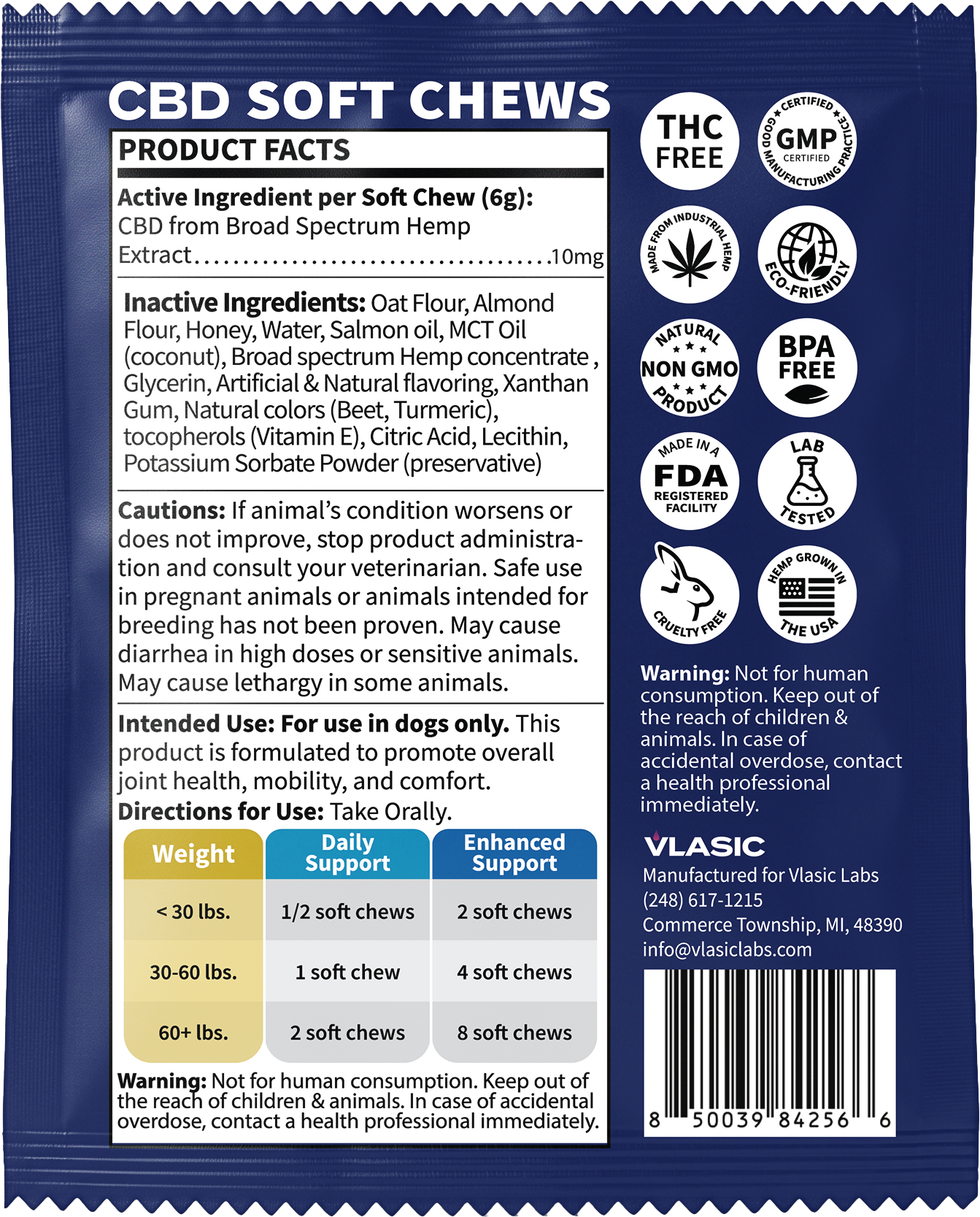 Salmon Flavor Dog Chew Sample Pack