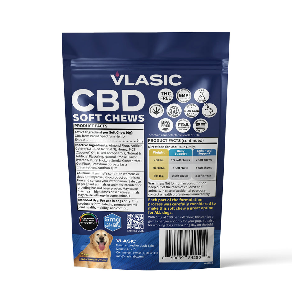 CBD For Pets | Shop Pet CBD Chews | Vlasic Labs