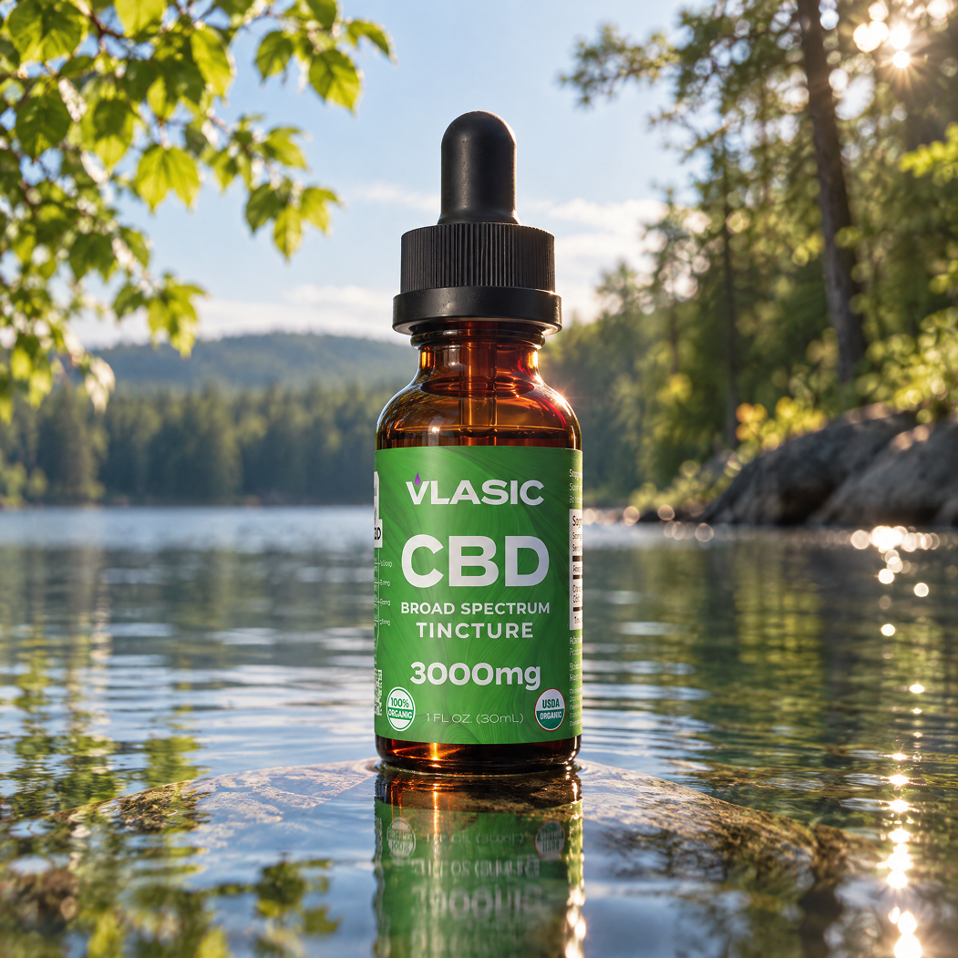 USDA Organic Broad Spectrum CBD Tincture | Vlasic Labs