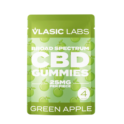 CBD Broad Spectrum Gummies (Green Apple) Mini Pack
