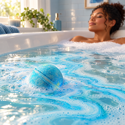 Relief Bath Bomb with Vanilla and Sandalwood