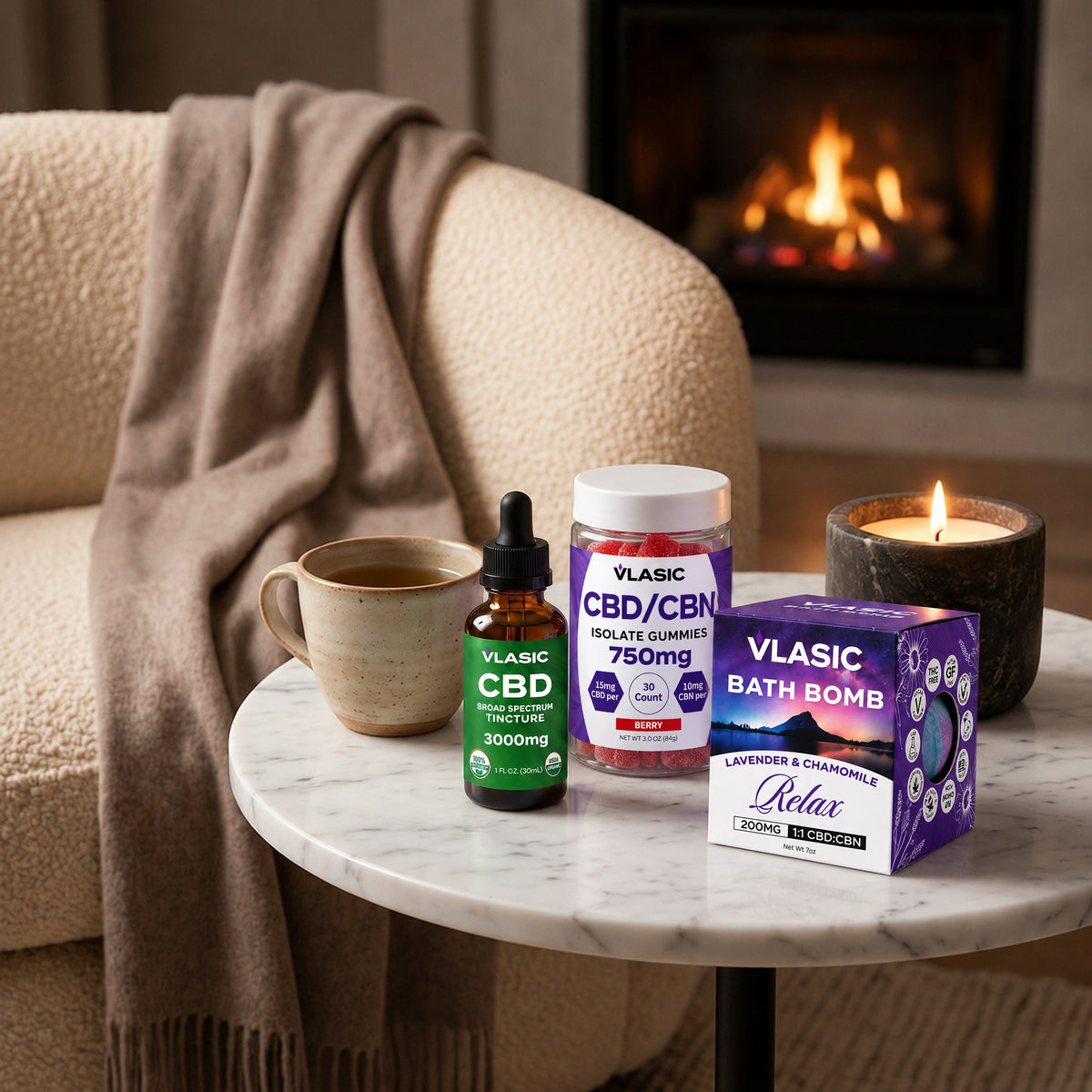 Ready on the side table